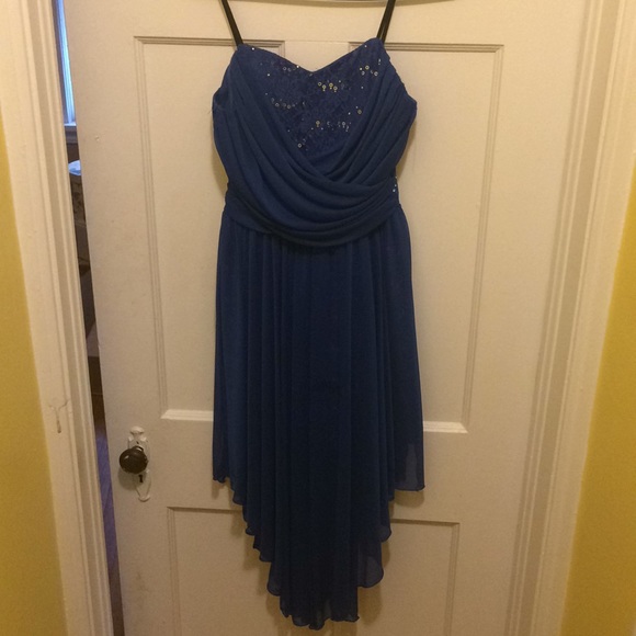 Navy blue prom dress - Picture 3 of 7